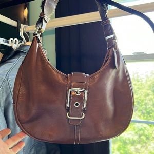 Coach vintage brown leather purse